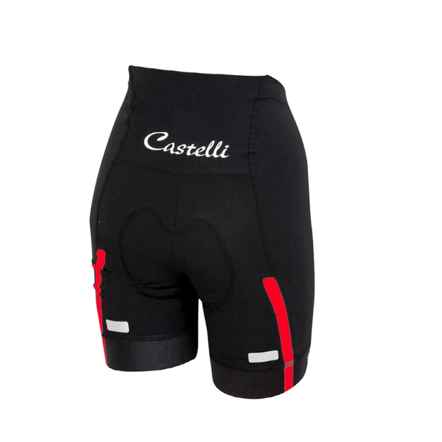 Castelli/숏/ velocissima short 여성용 (블랙/레드)