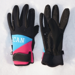 ICAN/Quad Pipe Glove-Black/pink